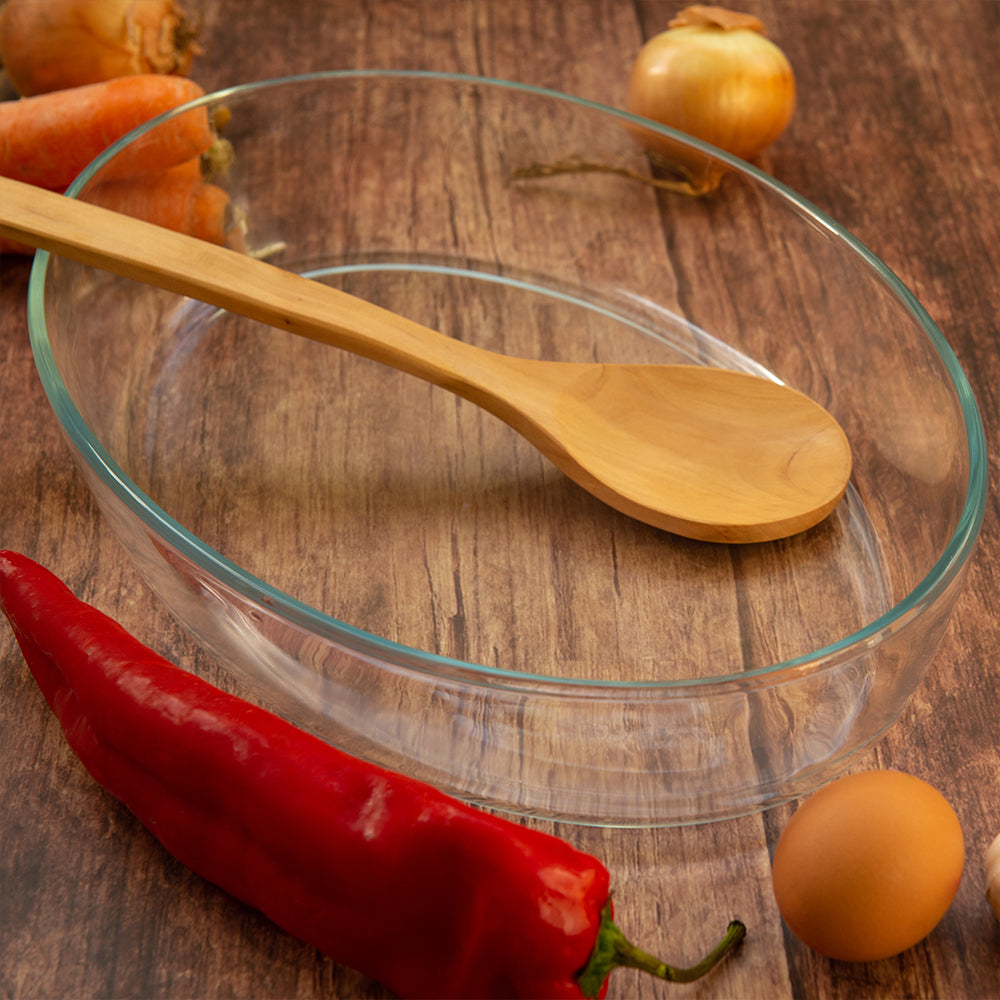 Durane Tempered Glass Oven Roaster Baking Dish 3L / 35 x 24 x 6.5cm 8039 (Parcel Plus Rate)