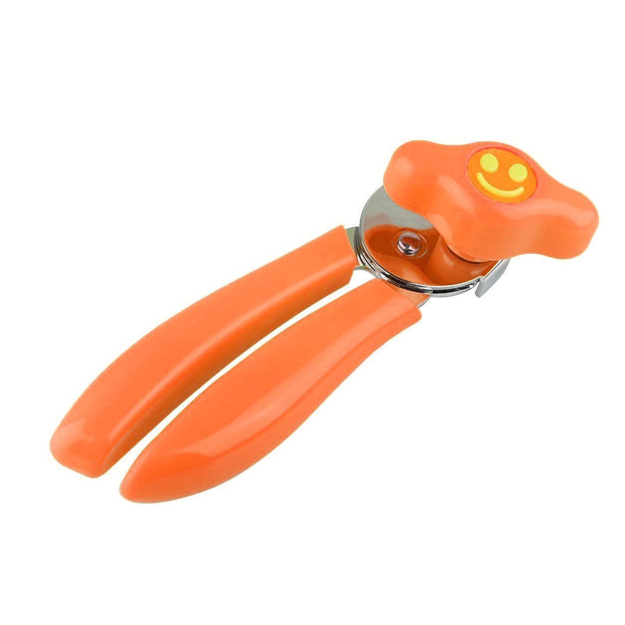 Kitchen Can Opener with Smiley Face Design Plastic Handle Assorted Colours 0108 (Parcel Rate)