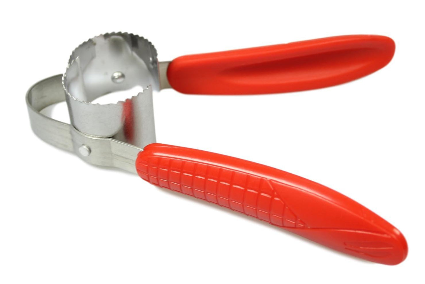 One Step Corn Peeler Thresher Tool Kitchen Cob Kerneler Cutter Stripper Red 5221 (Parcel Rate)