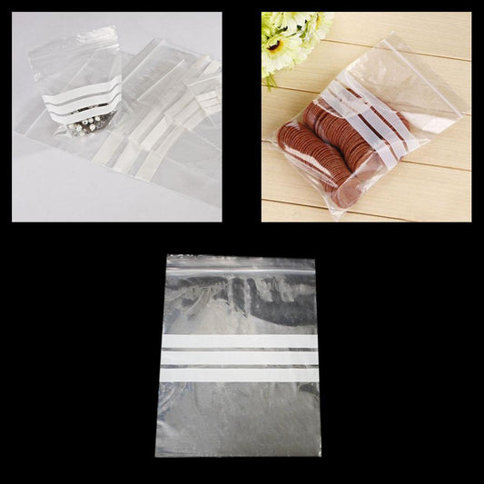 Crystal Clear Multi Purpose Clear Zipper Bags 300mm x 400mm Pack of 5 4639 (Large Letter Rate)