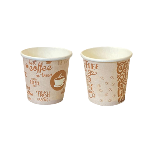 Single Wall Paper Espresso Shot Cups 2.5oz Pack of 100 Assorted Designs GAD25100 (Parcel Rate)