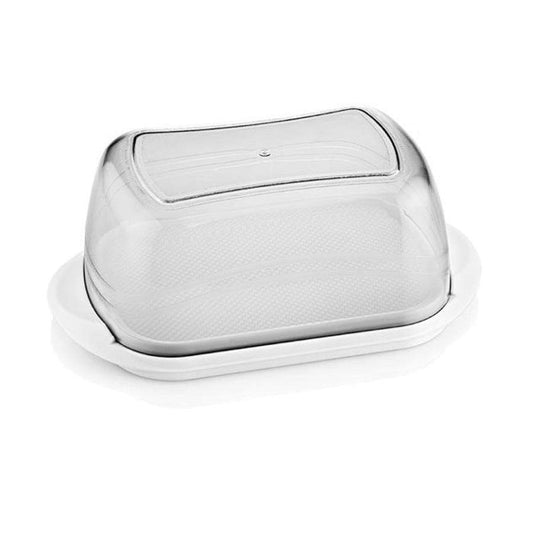 Hobby Plastic Pearl Butter / Cheese Storage Container Dish 18.5 x 7 x 10cm Assorted Colours 031229 (Parcel Rate)