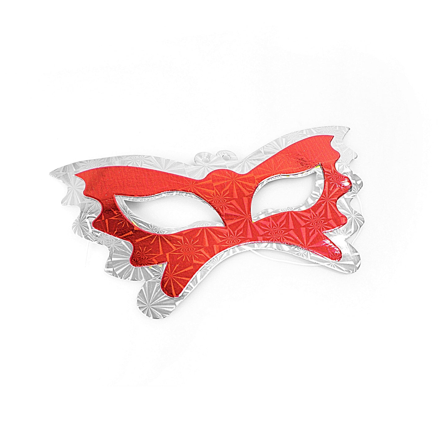 Fancy Dress Paper Shiny Carnival Eye Masks Pack of 7 Assorted Colours 1262 (Large Letter Rate)