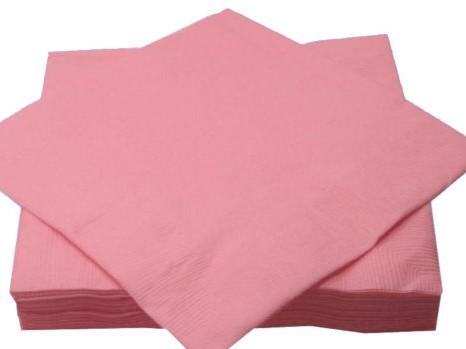 100 Pack Tableware Soft Party Paper Napkins 30cm x 30cm Pink 30PK100 (Parcel Rate)