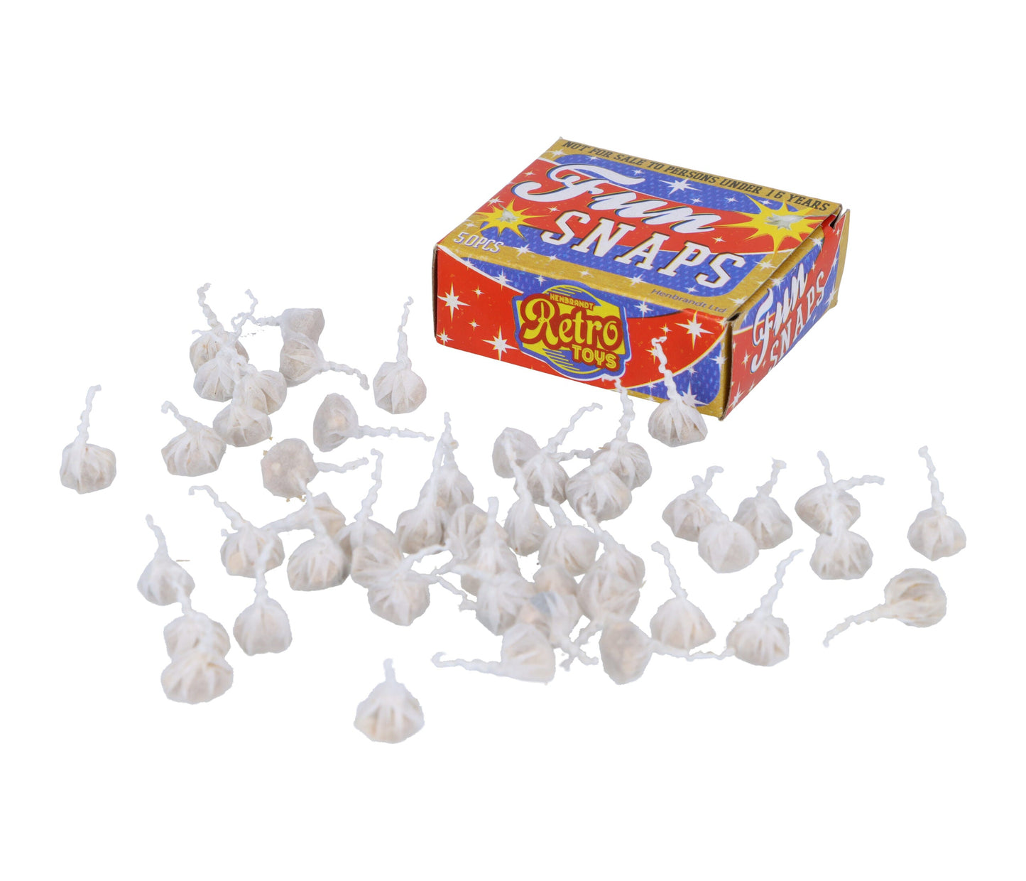 Kids Fun Outdoor Fun Fake Fireworks Snap Bangs Box of 50 Packs X39050 A (Parcel Rate)