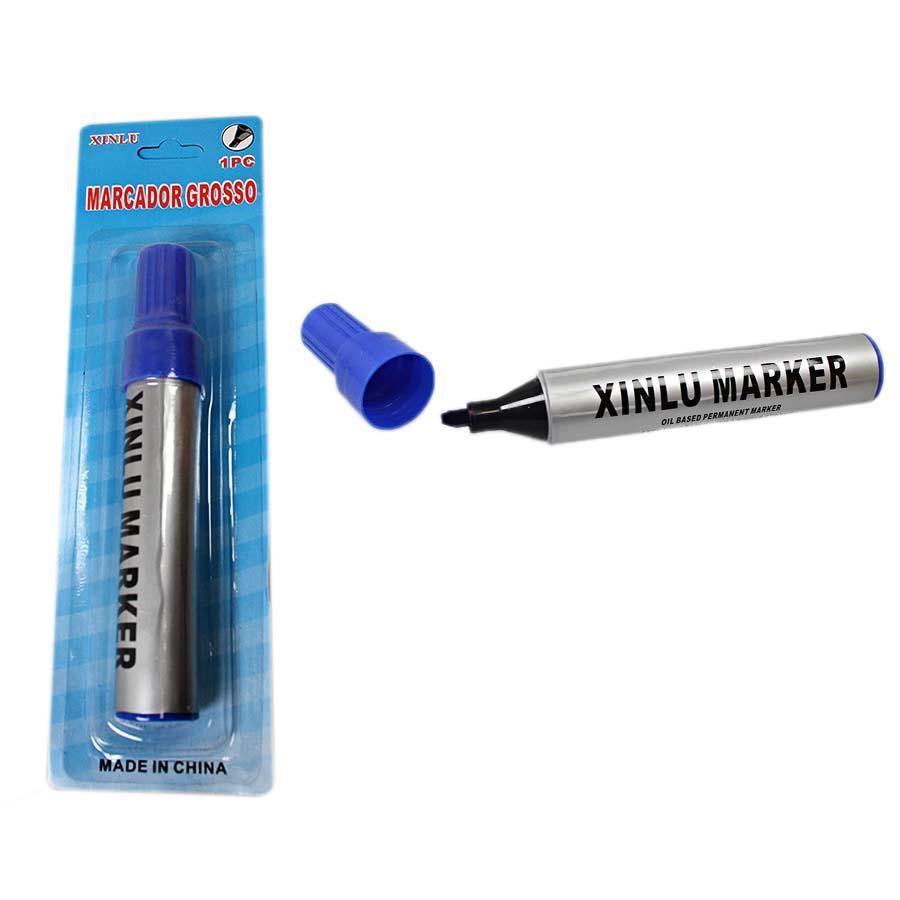 Blue Oil Based Permanent Marker Fine Point Tip 4658 (Large Letter Rate)