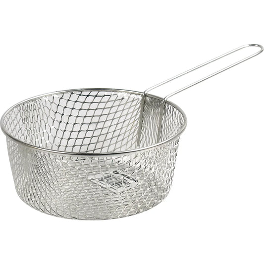 Long Handle Metal Wire Chip Deep Frying Basket 7" ST81945 (Parcel Rate)