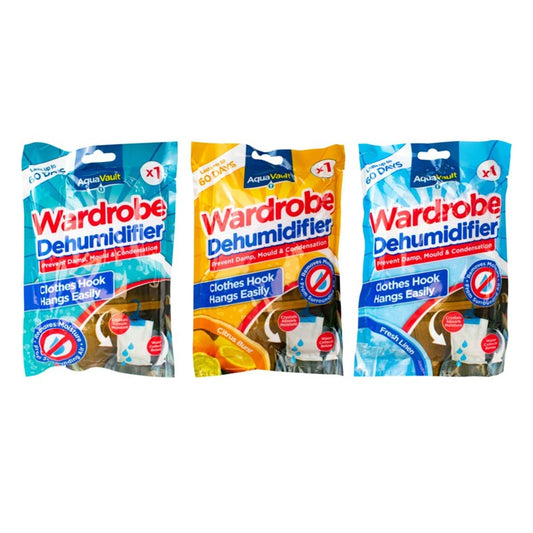Wardrobe Interior Dehumidifier Pack Assorted Scents 317058 (Parcel Rate)