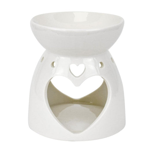 Large Ceramic Wax Melt and Oil Burner 10.5 x 10 x 10cm 322102 (Parcel Plus Rate)