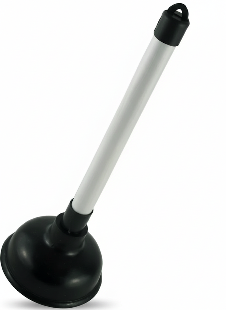 Heavy Duty Bathroom Toilet Plunger Drainer Plastic Stick CK4068 A (Parcel Rate)