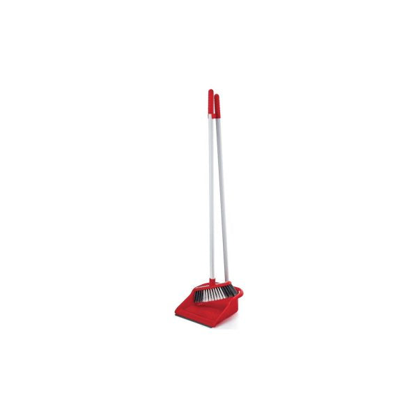 Long Handle Dustpan Brush 80 cm Assorted Colours ZP165 A (Big Parcel Rate)